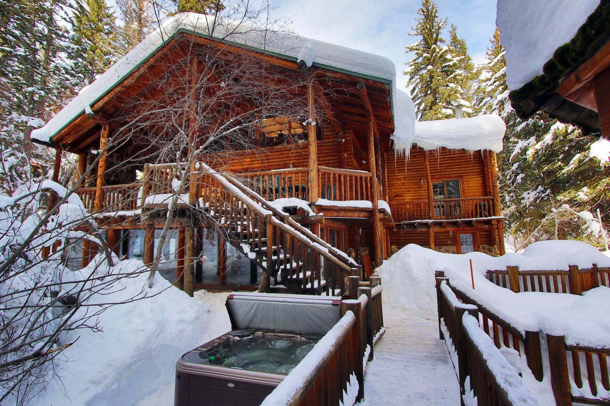 Log Cabin On The Stream Sundance エクステリア 写真